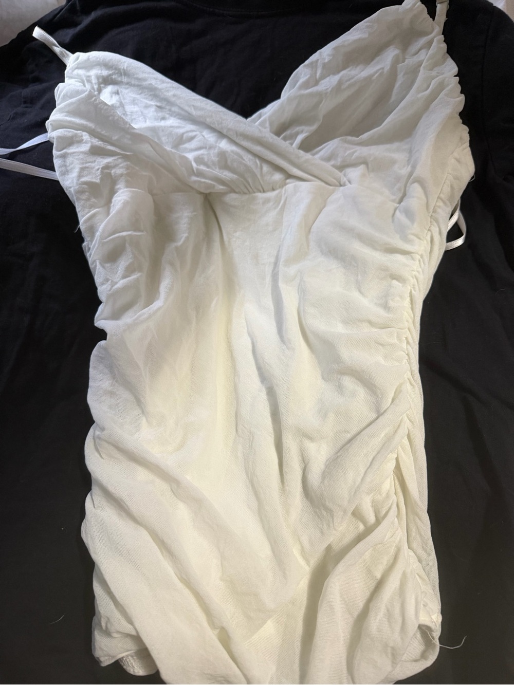 White Sleeveless tank top